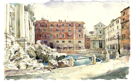 Fontana di Trevi, Roma