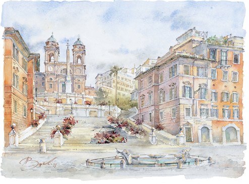 Piazza di Spagna, Roma