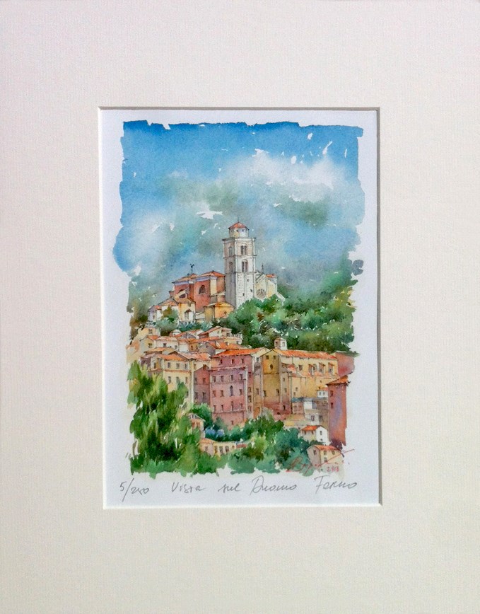 Vista del Duomo, Fermo